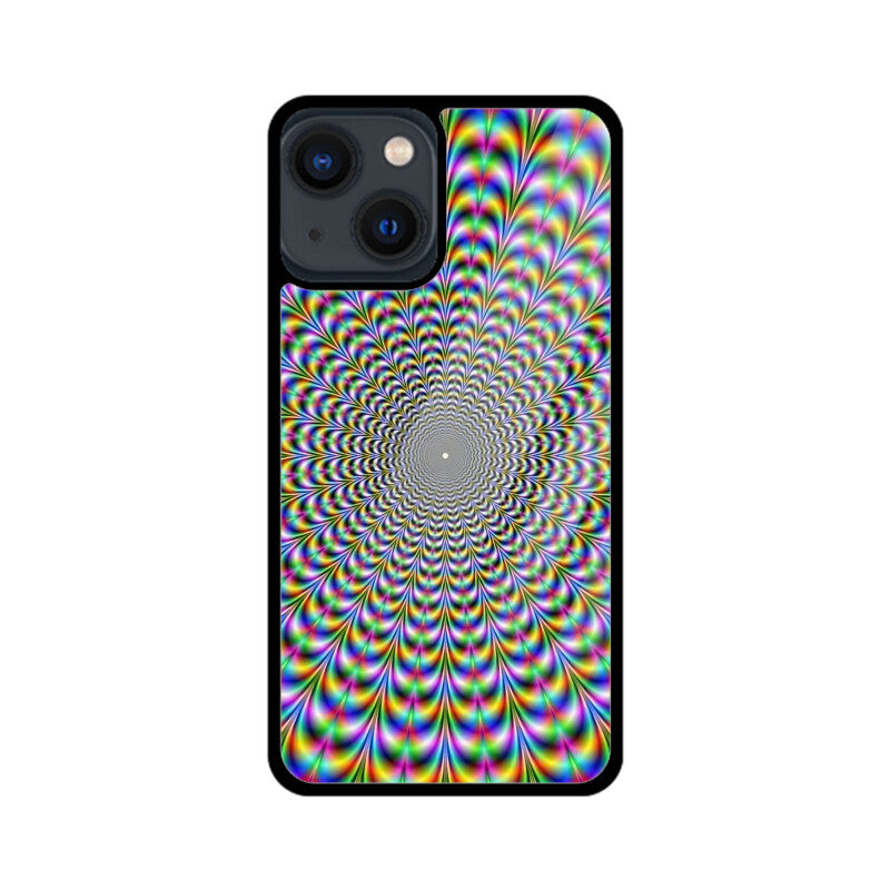 Trippy Hypnotic Glass Case