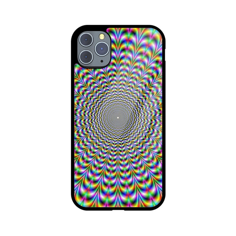 Trippy Hypnotic Glass Case