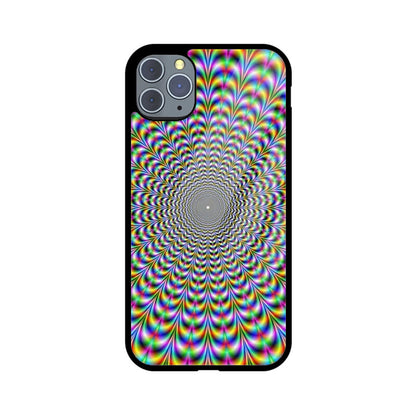 Trippy Hypnotic Glass Case