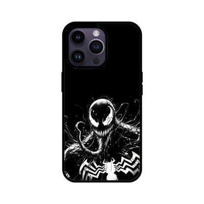Venom Web of Darkness Glass Phone Case