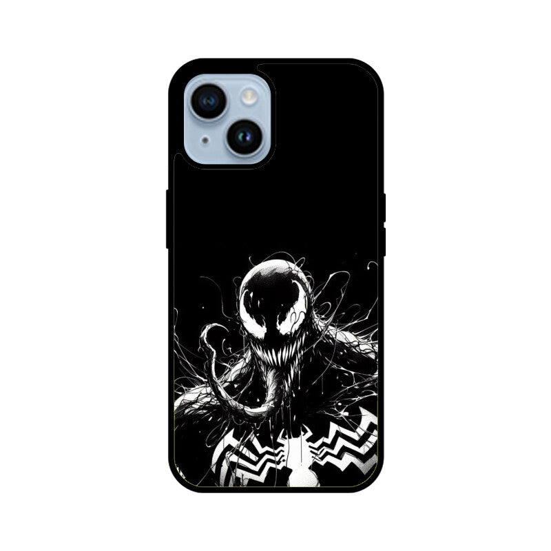 Venom Web of Darkness Glass Phone Case