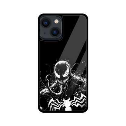 Venom Web of Darkness Glass Phone Case