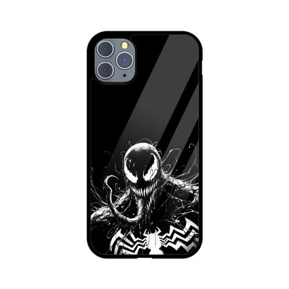 Venom Web of Darkness Glass Phone Case