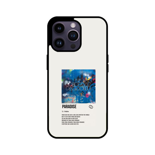 Coldplay Paradise Glass Case