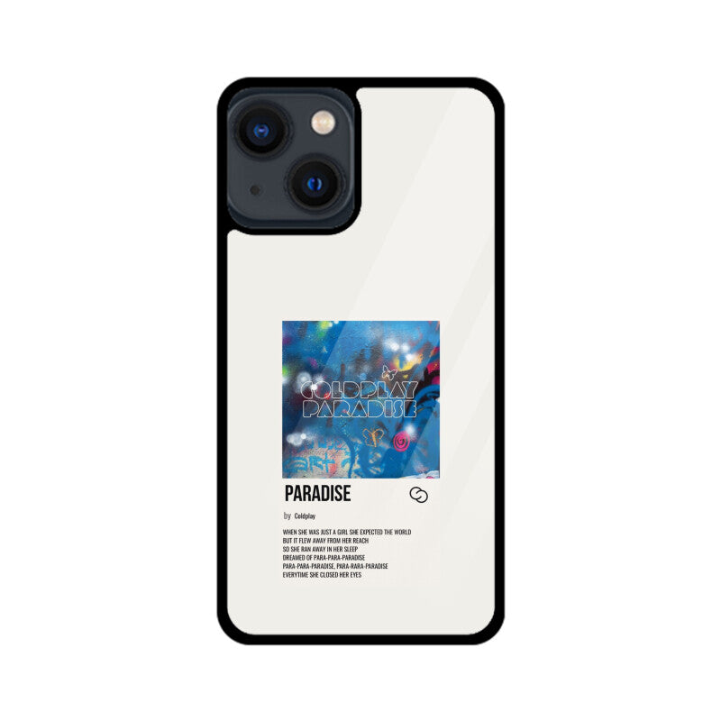 Coldplay Paradise Glass Case