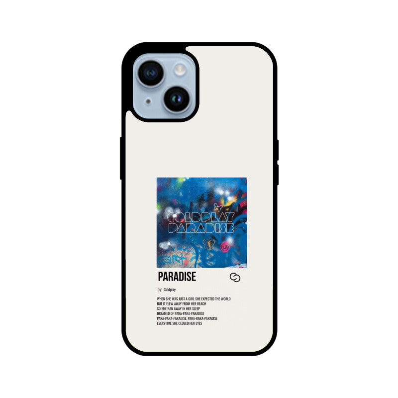 Coldplay Paradise Glass Case