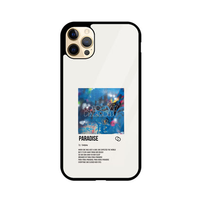 Coldplay Paradise Glass Case