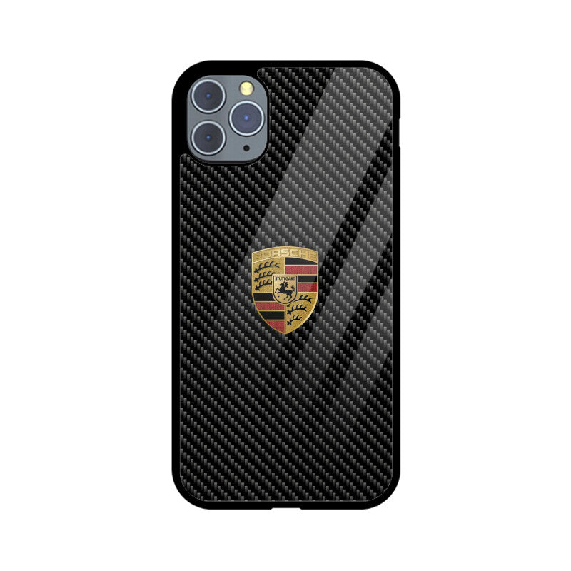 Porsche Carbon Fiber Glass Case