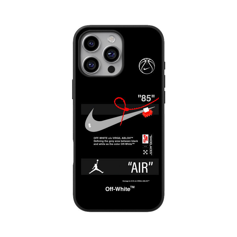 Off White Jordan Nike Glass Case