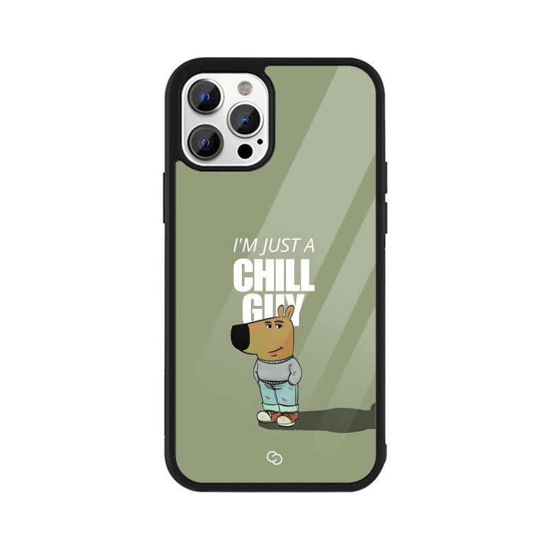Chill Guy Glass Case