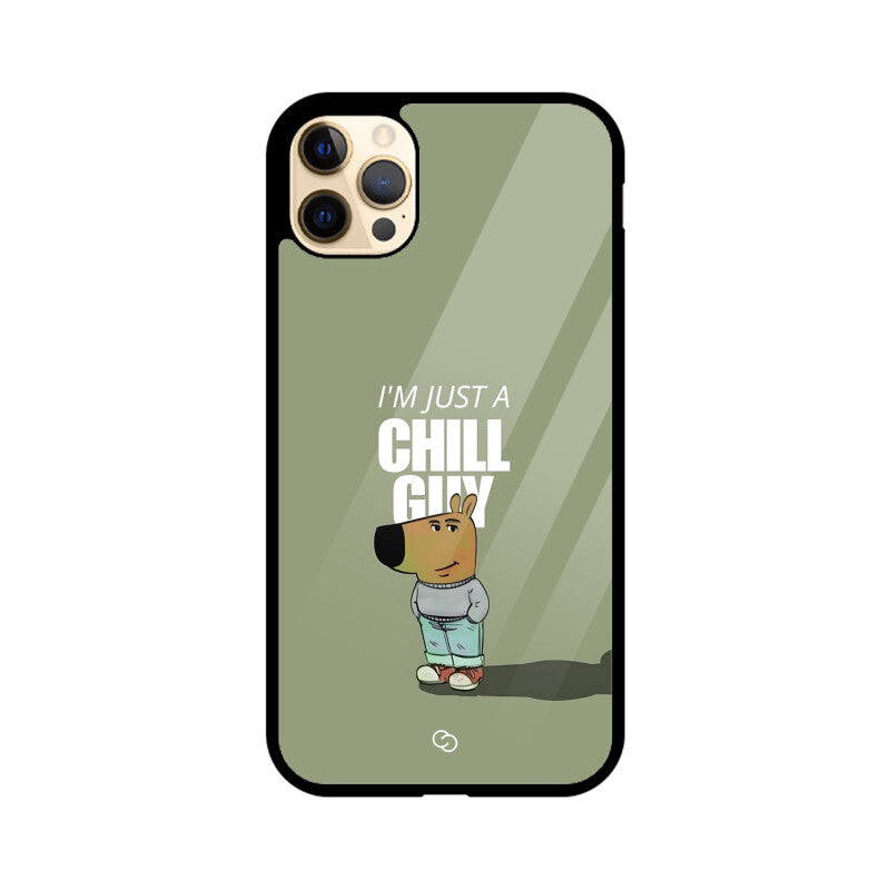 Chill Guy Glass Case