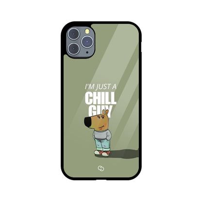 Chill Guy Glass Case