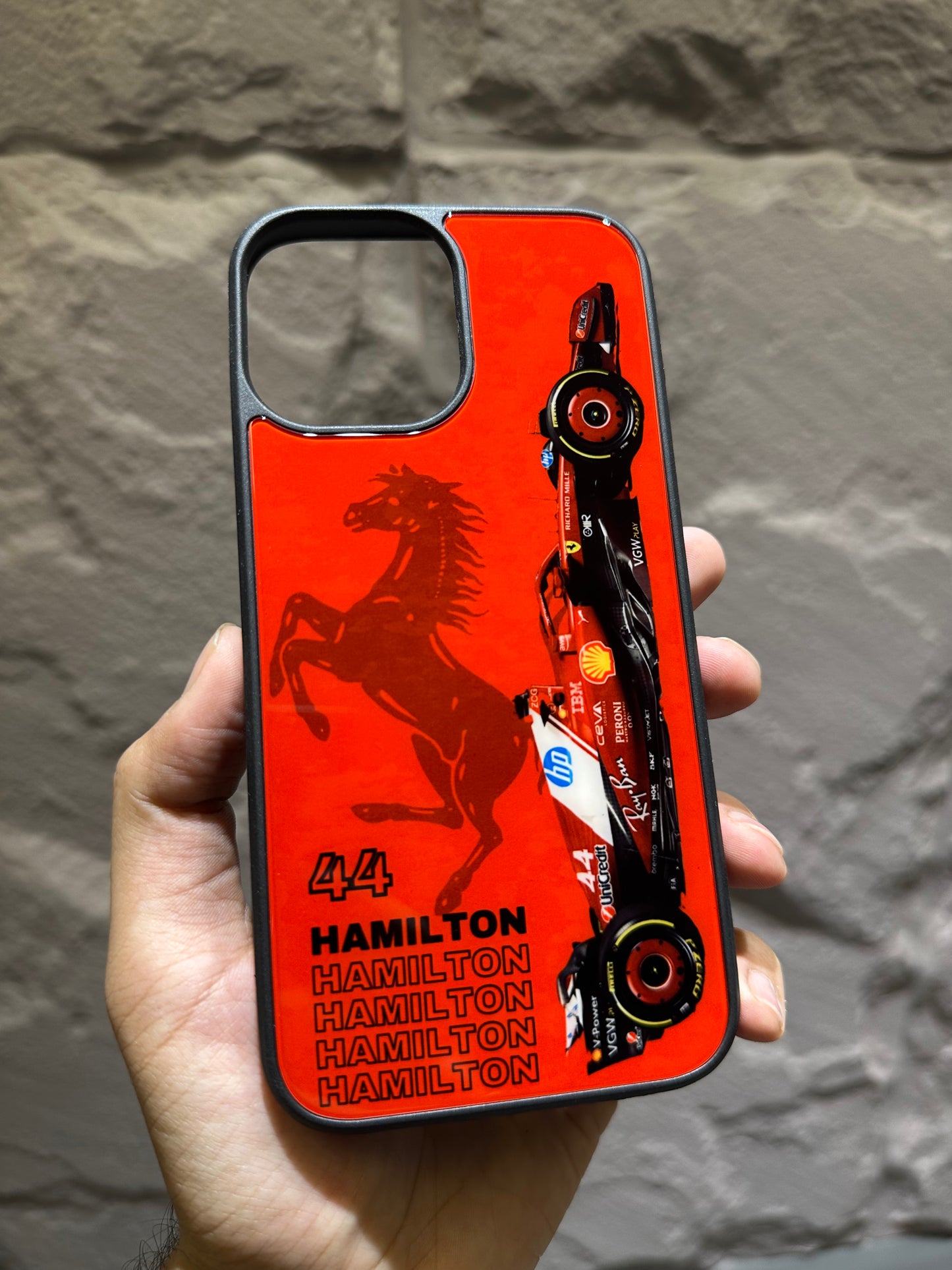Hamilton Ferrari SF-25 Glass Case