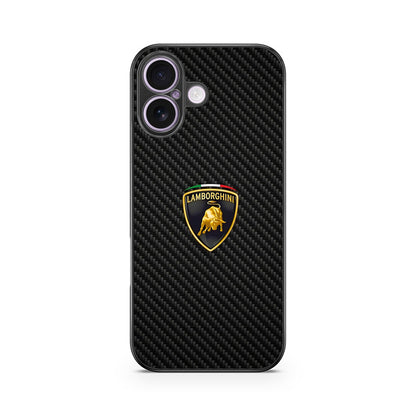 Lamborghini Carbon Fiber Glass Case