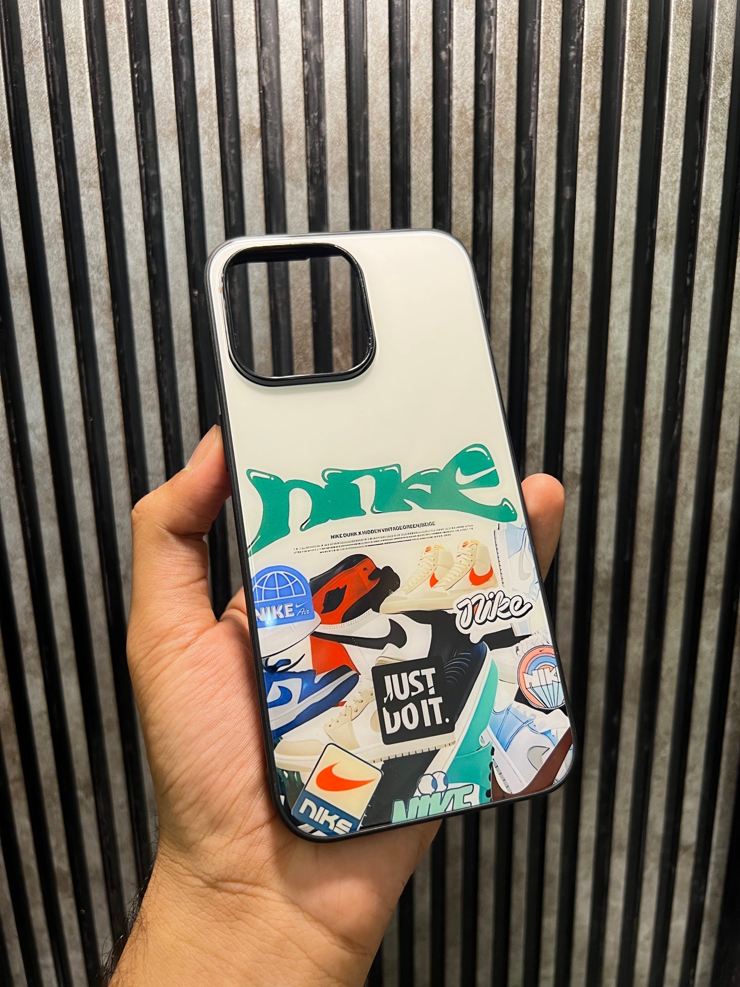 Nike Iconic Collage Glass Case