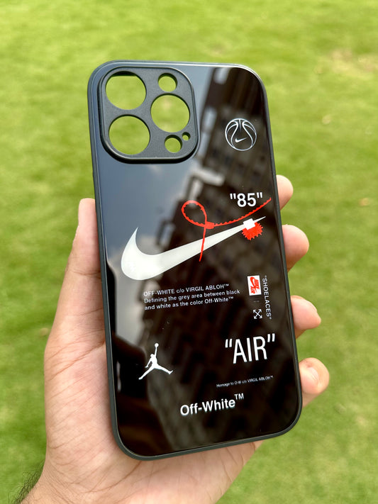 Off White Jordan Nike Glass Case