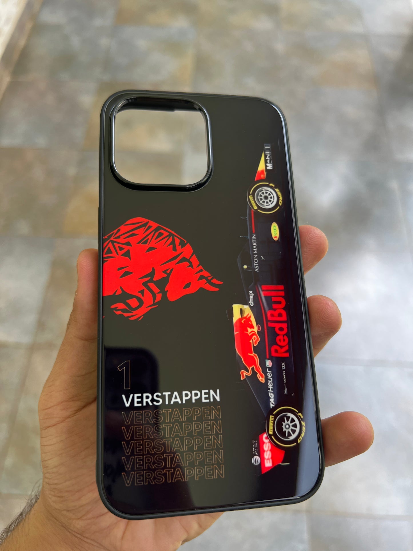 Red Bull Verstappen 1 Glass Case